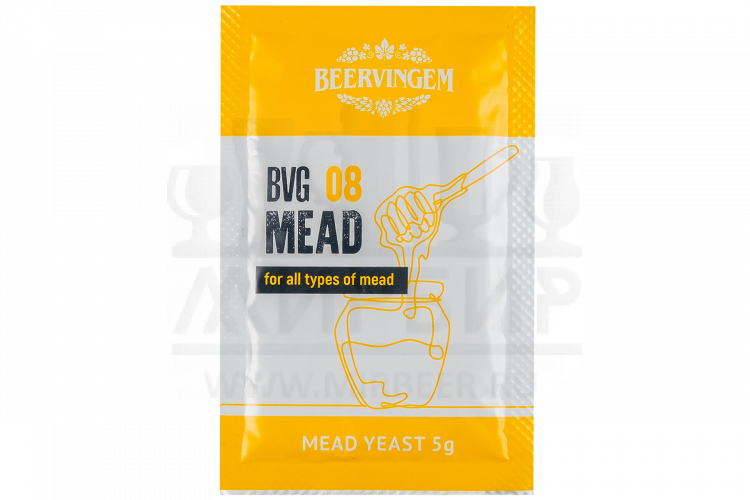 Дрожжи для медовухи Beervingem "Mead BVG-08", 5 г