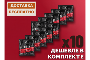 Комплект: Спиртовые дрожжи Bragman "Fruity Turbo", 72 г, 10 шт. 