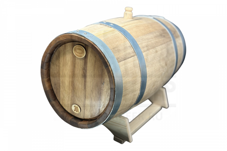 Бочка дубовая из-под вина "МАДЕРА МАССАНДРА" /Россия/, 30л.