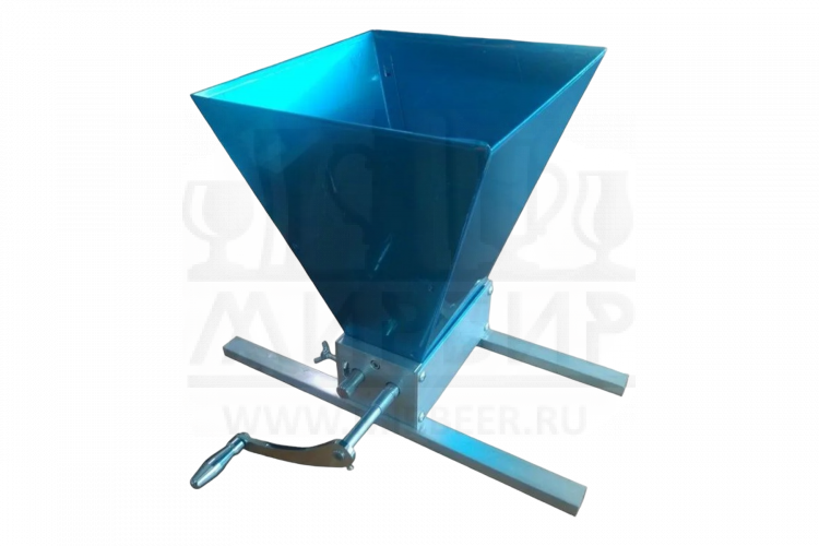 Мельница двухвальцовая с подставкой из полозьев (нерж сталь)